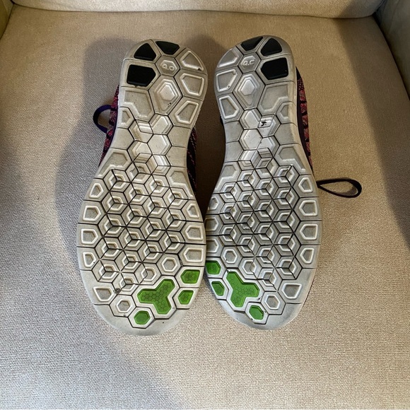 Nike Free 4.0 Flyknit Women’s Athletic Sneaker, Running Shoe, Sz 7.5 Purple Pink - Picture 8 of 8